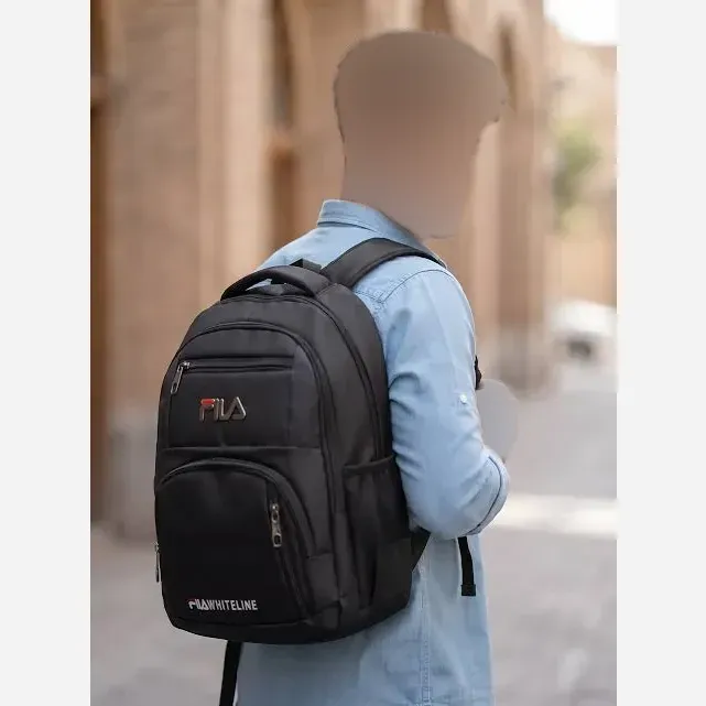 کوله پشتی دبیرستانی برزنتی با محفظه لپ تاپ و جا بطری آب