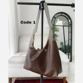 کیف چرم بند گره ای زنانه مشکی موکا سبک جادار با کیفیت 30*40 سانت