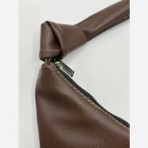 کیف چرم بند گره ای زنانه مشکی موکا سبک جادار با کیفیت 30*40 سانت