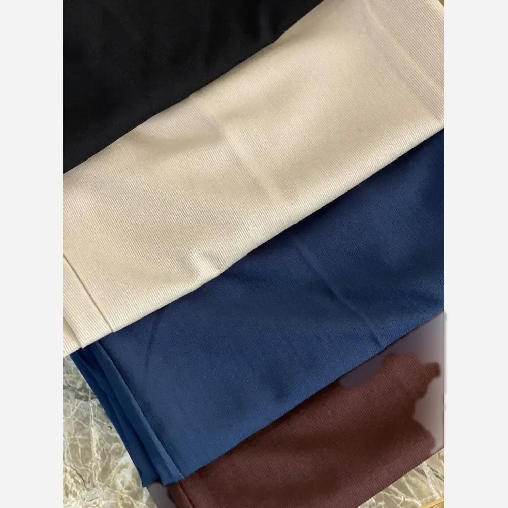 شلوار بگ تنسل میله ای زنانه رنگ قهوه ای مشکی کرم سایز 44 تا 50
