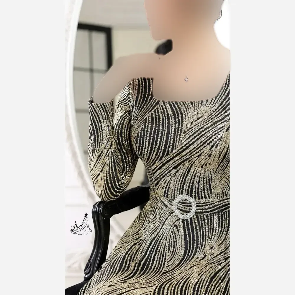 پیراهن ماکسی پریچهر سایزبزرگ شاین برجسته قد 150 زنانه سایز 50 تا 58