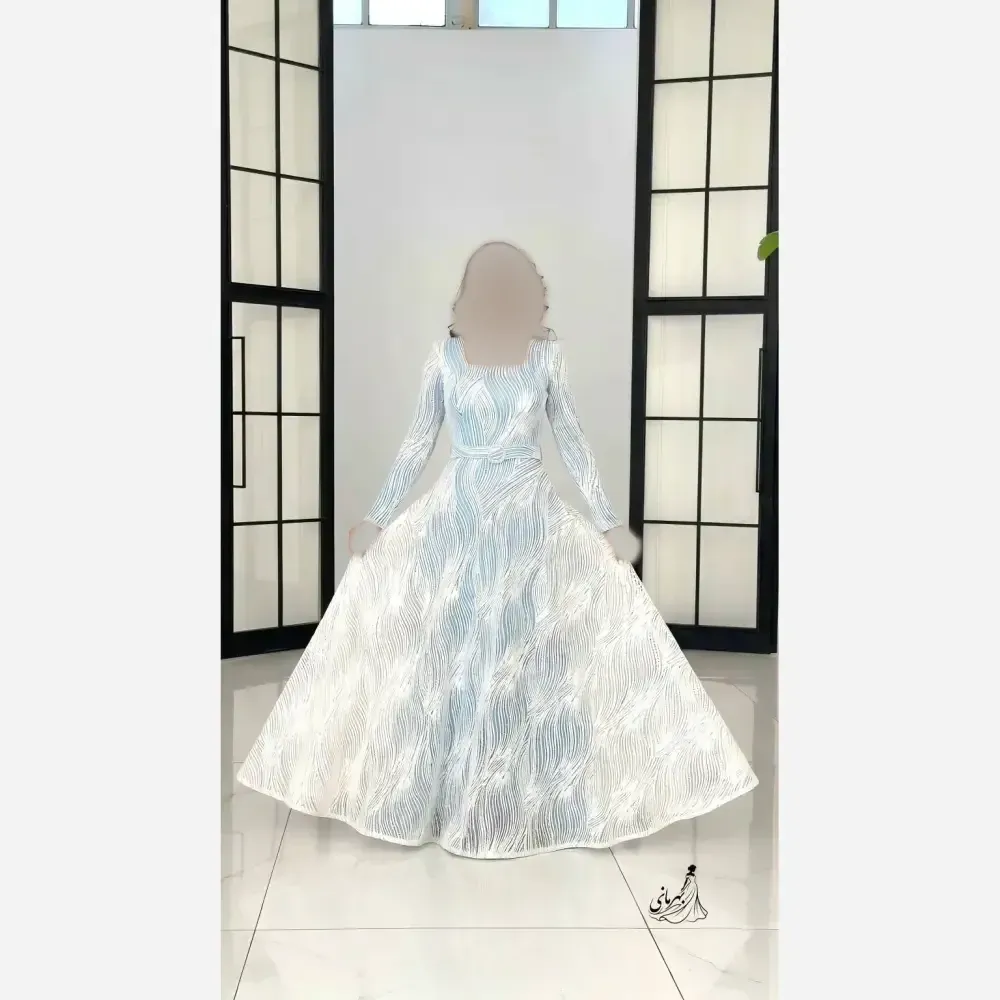 پیراهن ماکسی پریچهر سایزبزرگ شاین برجسته قد 150 زنانه سایز 50 تا 58
