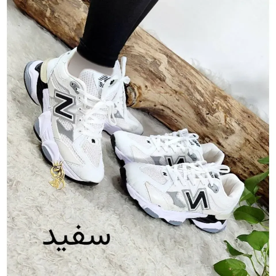 کتونی طبی لژدار ست زن و مرد مدل نیوبالانس 9060 رویه راشل و سوئیت درجه یک سایزبندی 37 تا 44
