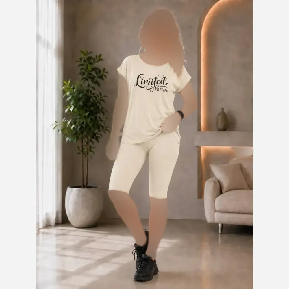 ست بهارک پلی استر زنانه رنگ سفید شکلاتی مشکی کرمی فری سایز