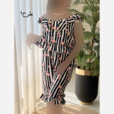 ست تاپ و شلوارک نخی مدل ماریا فری سایز 36 تا 46