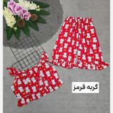 ست تاپ و شلوارک نخی مدل ماریا فری سایز 36 تا 46