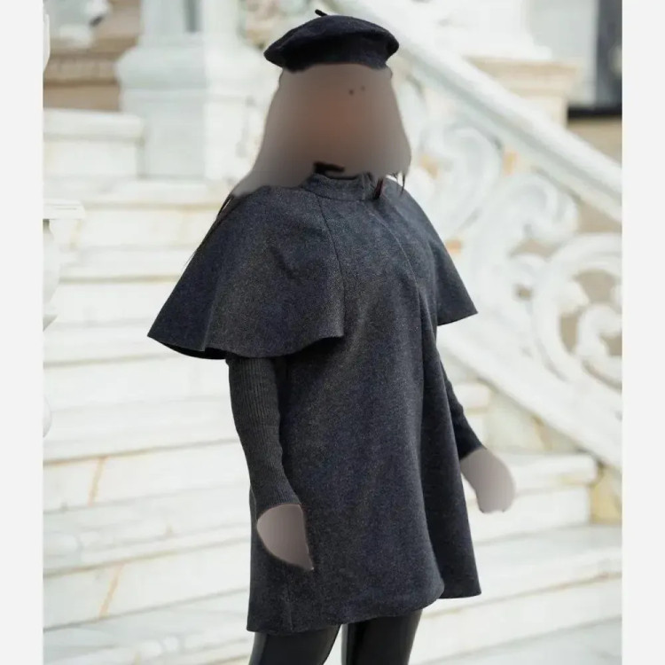 پالتو بافت فشرده ونیز رنگ میشی فری سایز 38 تا 46 جیب دار