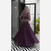 ماکسی مجلسی سایز بزرگ زنانه حریر کاپدار مدل لعیا رنگ مشکی سبز بادمجونی زرشکی سورمه ای