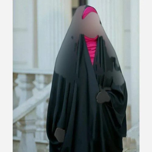 چادر جده عربی اصیل مشکی جنس کرپ حریر الاسود سایز بندی مختلف