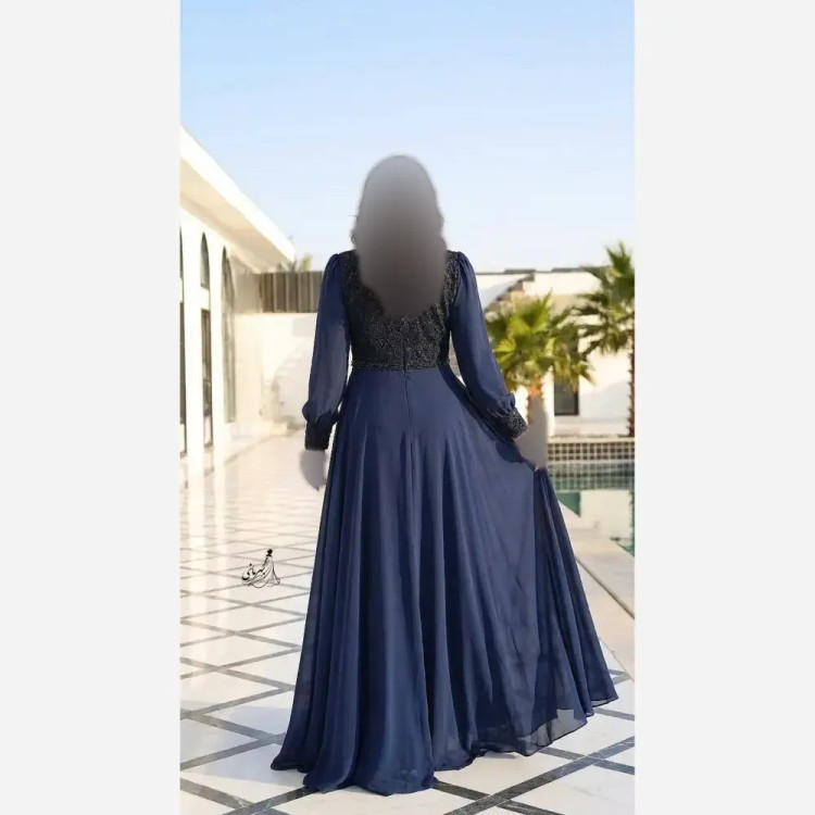 پیراهن مجلسی زنانه دانتل مخمل و حریر کاپدار سایز بزرگ قد 150