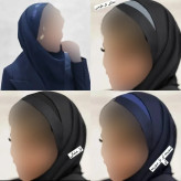 مقنعه بروجرد تترون قد 90 سایز آزاد رنگبندی متنوع