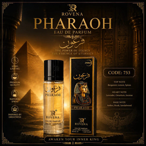 عطر جیبی روونا فرعون Pharaoh حجم 30 میل ادوپرفیوم