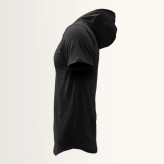 ست تی شرت و شلوار مردانه مدل jus پنبه یکرو نخ آستین کوتاه کلاه دار