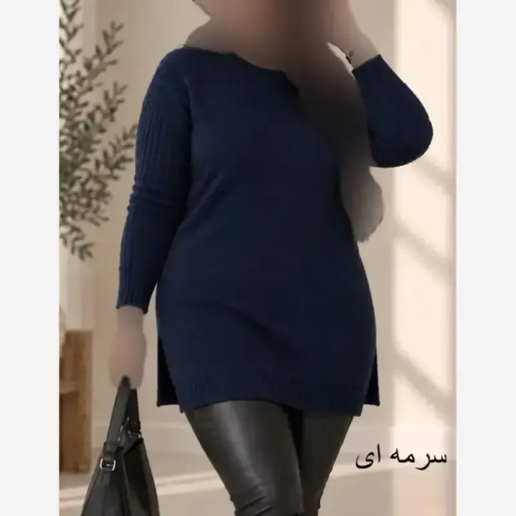 تونیک بافت زنانه نخ ترک ضد حساسیت سایز 38 تا 48