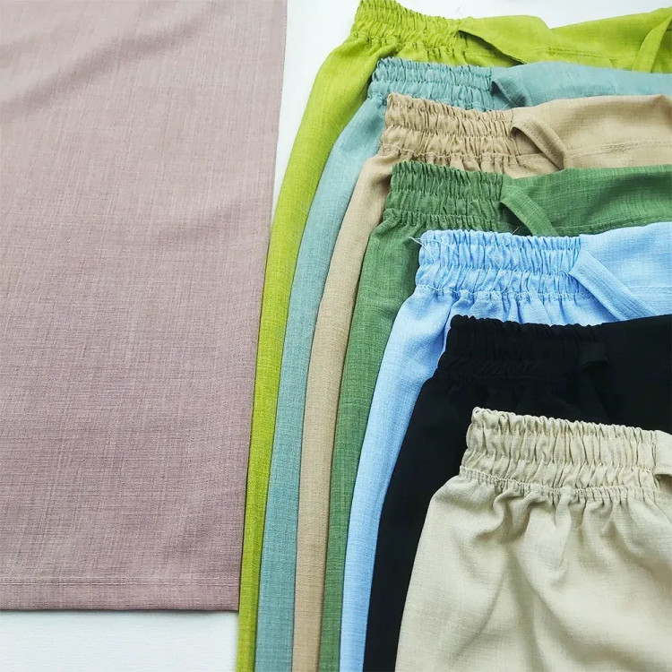 شلوار پارچه ای بگ زنانه شانتون فری سایز
